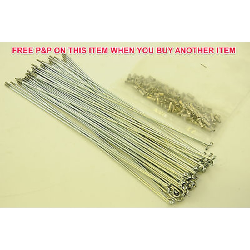 80 x 251mm 14 GAUGE SPOKES + NIPPLES MAY SUIT 26 (559) RIM WHEEL MOUNTAIN BIKE