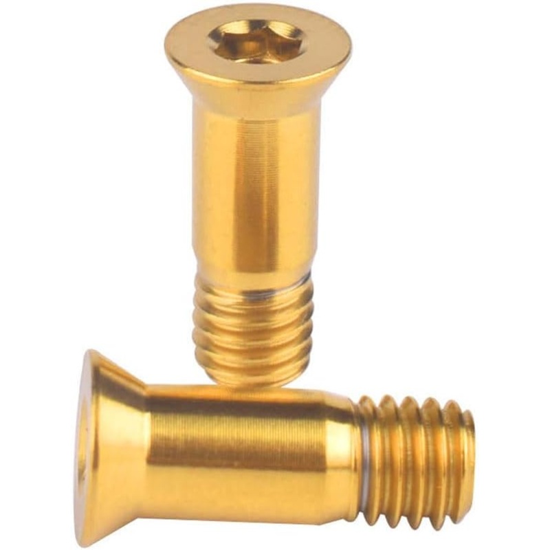 Hexagonal Cone Head with Pad Mountain Bike Handlebar Riser Colorful Screws