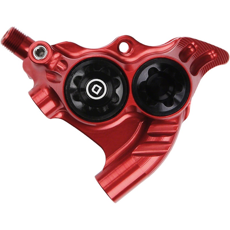 Hope RX4+ Disc Brake Caliper – Flat Mount Rear +20mm DOT Type Red