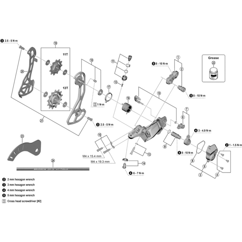 Shimano Spares RD-RX820 P-cover unit