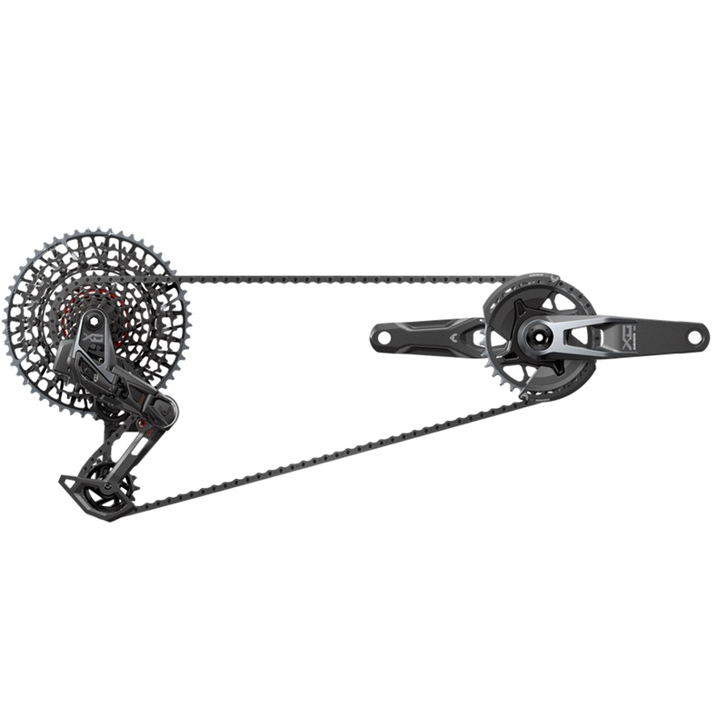 SRAM X0 T-Type Eagle Transmission Groupset – 165mm Crank 32t Chainring AXS POD Controller 10-52t Cassette Rear Derailleur Chain V2