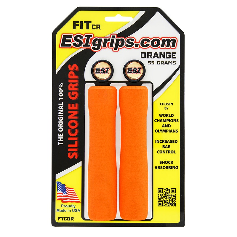 ESI Fit CR Grips|ESI Grips MTB FIT CR (Chunky, Racer’s Combo) Black|ESI Grips MTB FIT CR (Chunky, Racer’s Combo) Green|ESI Grips MTB FIT CR (Chunky, Racer’s Combo) Orange