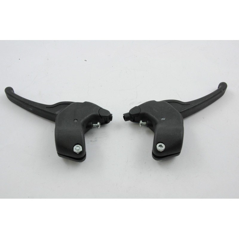 KIDDIES BIKE BRAKE LEVERS KIDS CYCLE CHILDS BIKE EASY PULL BLACK JUNIOR