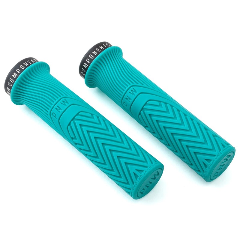PNW Components Loam Mountain Lock-On Grips (Seafoam Teal) (Regular)