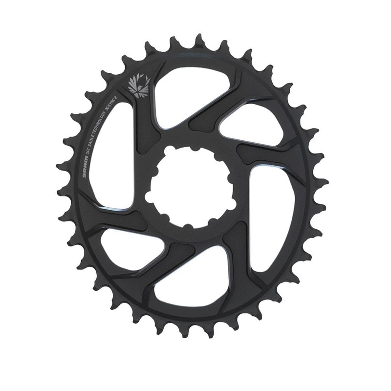Sram Chain Ring X-Sync 2 Oval 34T Direct Mount 6Mm Offset Alum Eagle Black: Black 34T
