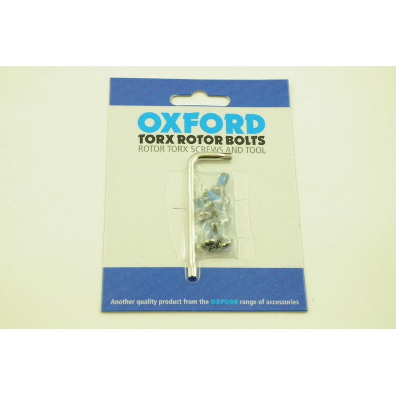 6x MOUNTAIN BIKE DISC BRAKE TORX ROTOR SCREWS WITH THREAD LOCK AND FITTING TOOL