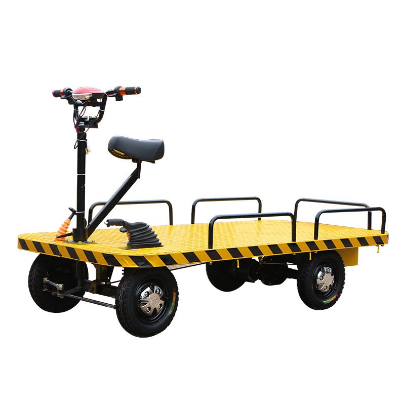 Electric Bike Trolley Flatbed Cargo Heavy Duty Electric Platform Trolley /Ride on Electric Trolley for Sale