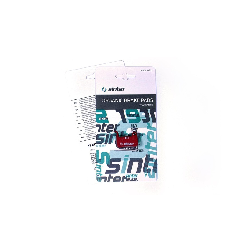 Sinter Disc Brake Pads – 001 Shimano A S514 – Single Pair Blister Pack: Red