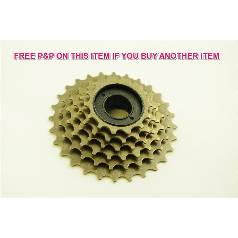60s,70s,80s RACING SPORTS BIKE NON INDEX 6 SPEED 14-28 FREEWHEEL SPROCKET