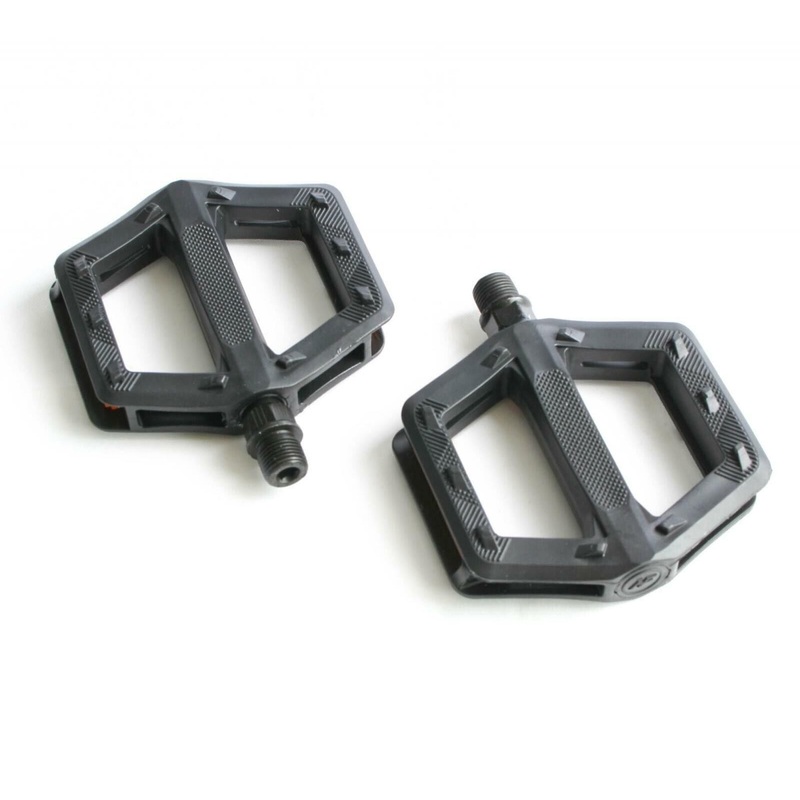 Adults Bicycle Black Pair 9/16 Large Bike Pedals (100mm X 95mm)