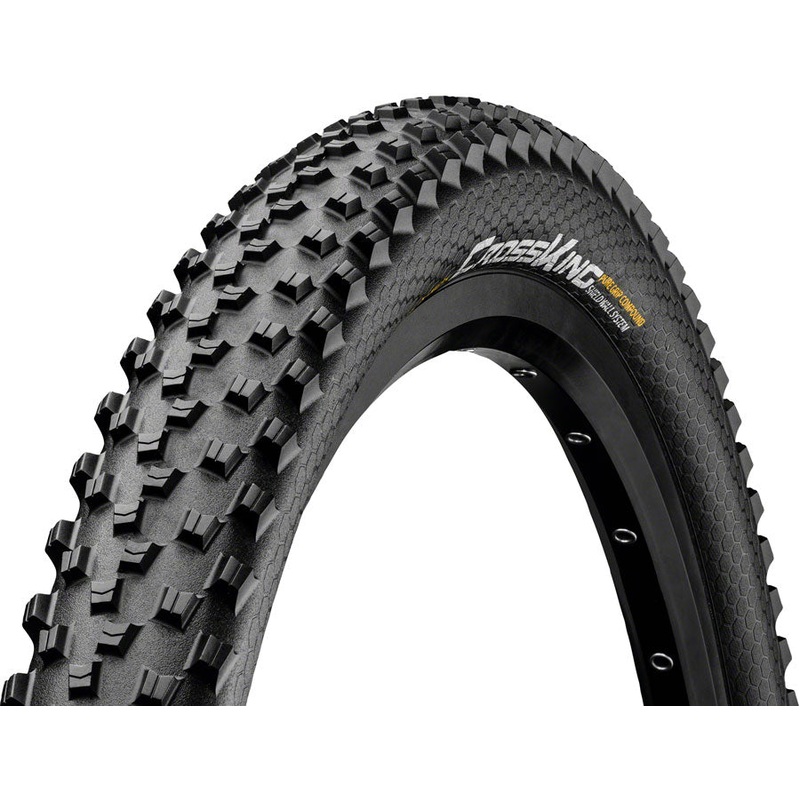 Continental Cross King Tire – 27.5 x 2.60 Tubeless Folding BLK PureGrip ShieldWall System E25