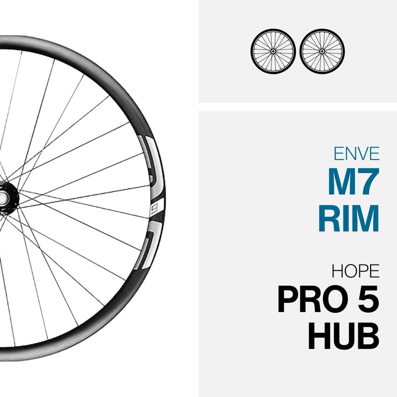 M730 ON HOPE PRO 5 – 27.5 WHEELSET