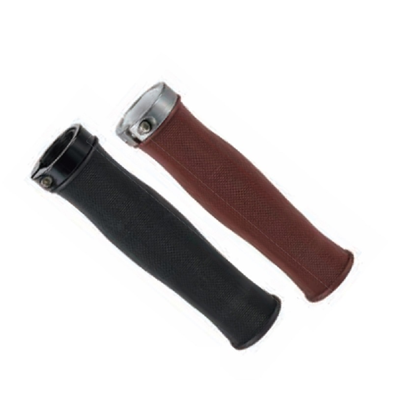 Plastic & Rubber Bike Grips Bicycle Grips Fitted on Handlebar (HGP-018)