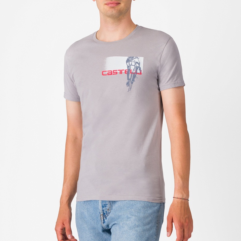 T-Shirt Castelli Veloce – Grigio