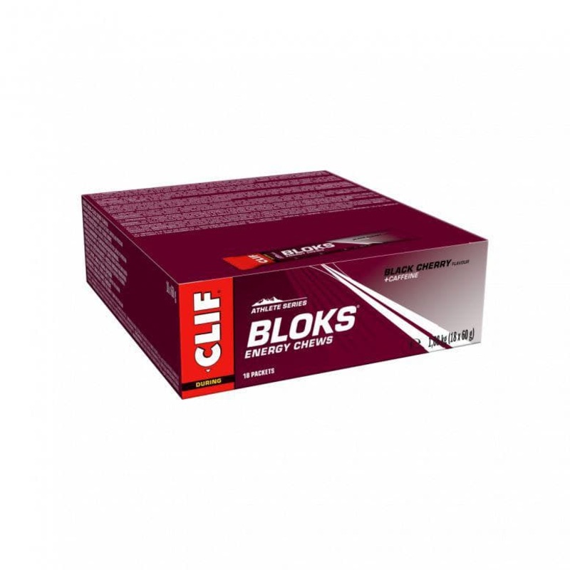 Clif Blok Energy Chews Black Cherry 18 Pack
