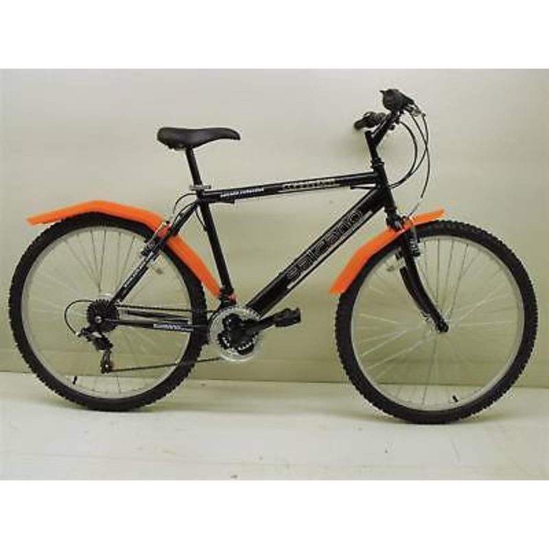 MOUNTAIN BIKE MUDGUARDS WIDE TRENDY ORANGE COLOUR AT REDUCED TO FRACTION OF RRP