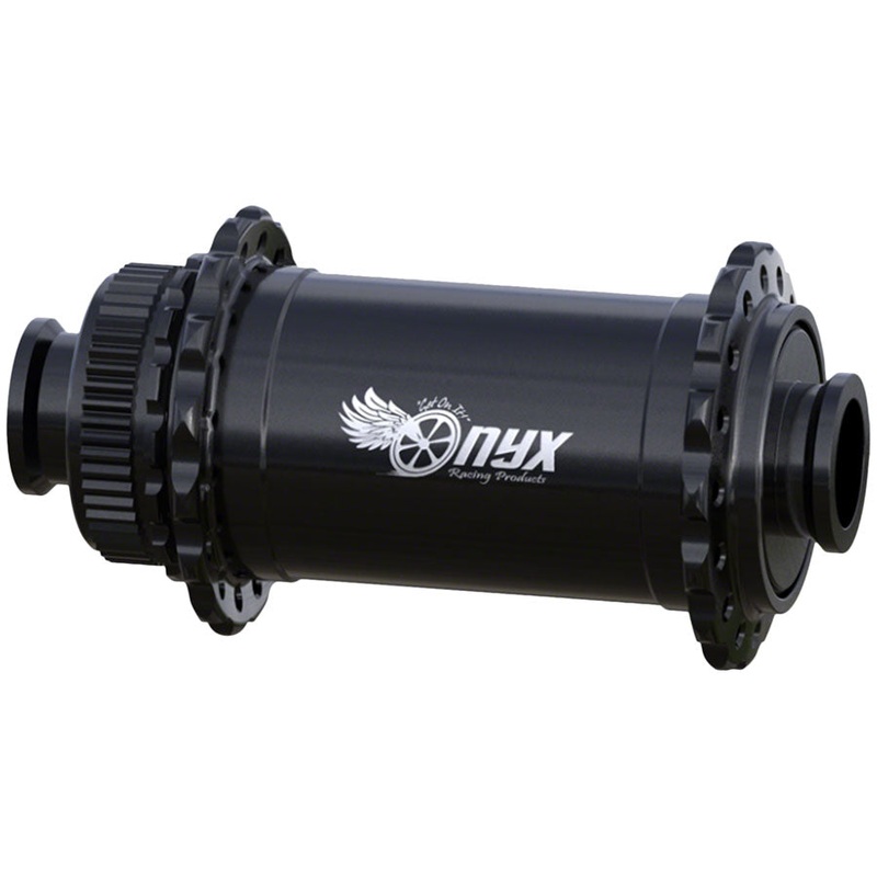 Onyx Vesper Front Hub – 12 x 100mm Center-Lock Black 24H