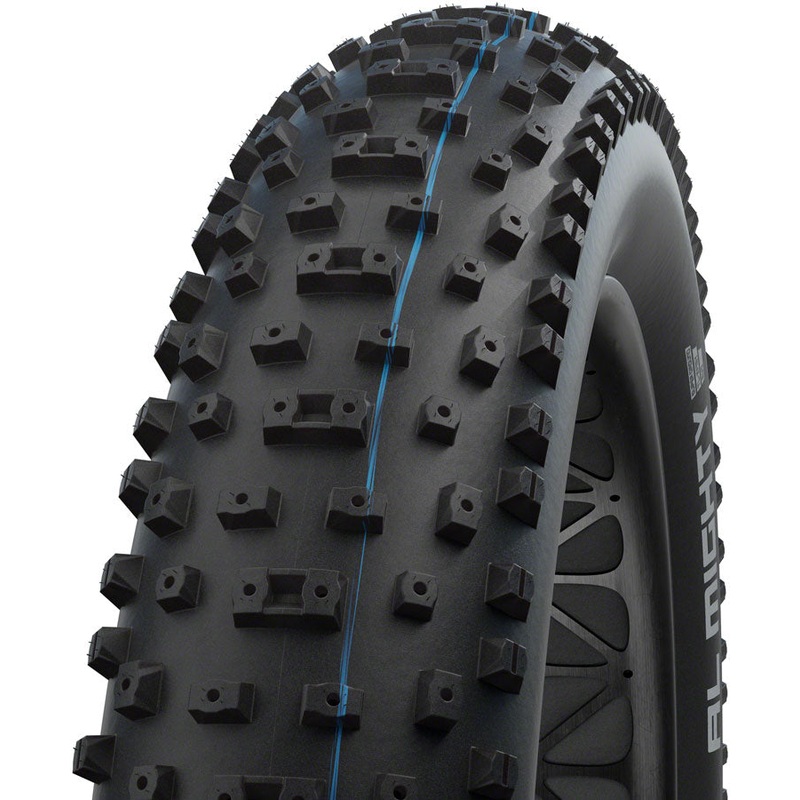 Schwalbe Al Mighty Tire – 26 x 4.8 Tubeless Folding BLK Evolution Line Addix Speed Grip Super Ground E-25