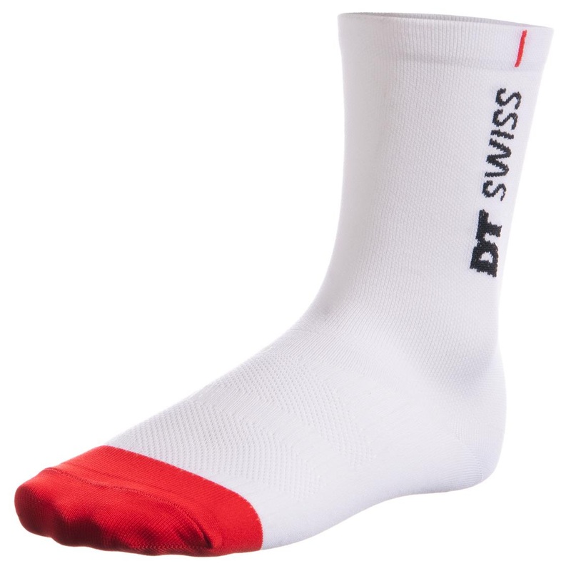 DT Swiss – Road Sock|DT ROAD LOGO SOCK WHITE MEDIUM (39-42)|DT ROAD LOGO SOCK WHITE LARGE (43-46)