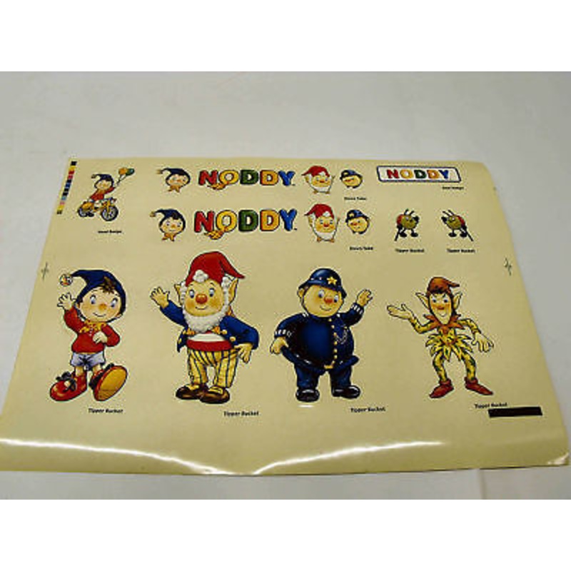 NODDY STICKER-DECAL-TRANSFER SET FOR NURSERY COT,TOYS,WALL,FURNITURE
