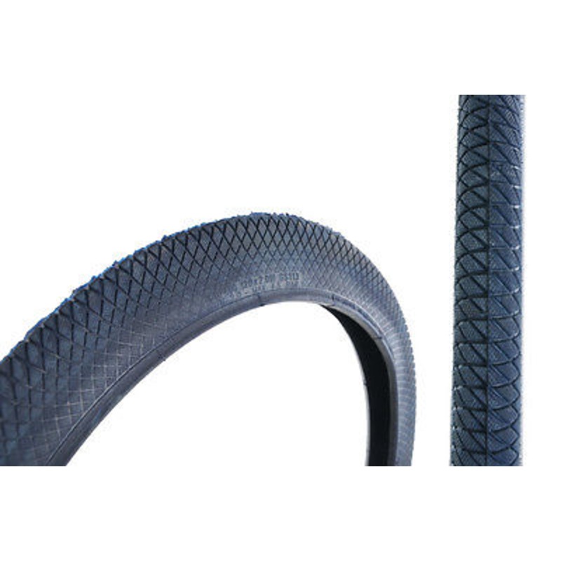 PAIR OF TRAX PRISM FREESTYLE 20 x 2.0 BMX ANY BIKE TYRE DARK BLUE