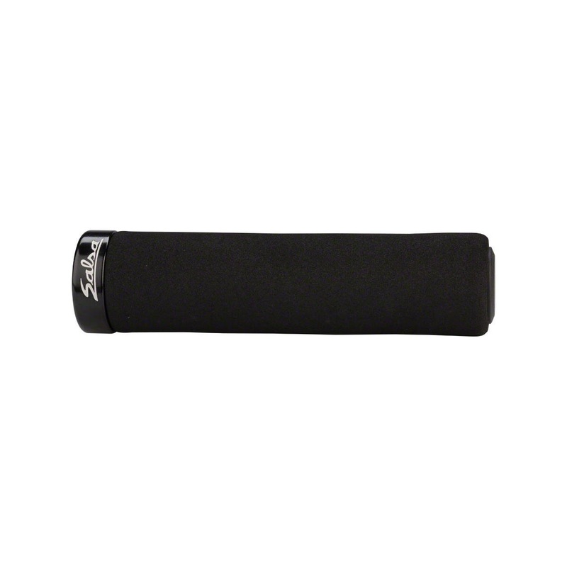 Salsa Fat Foam Lock-On Grips (Black)