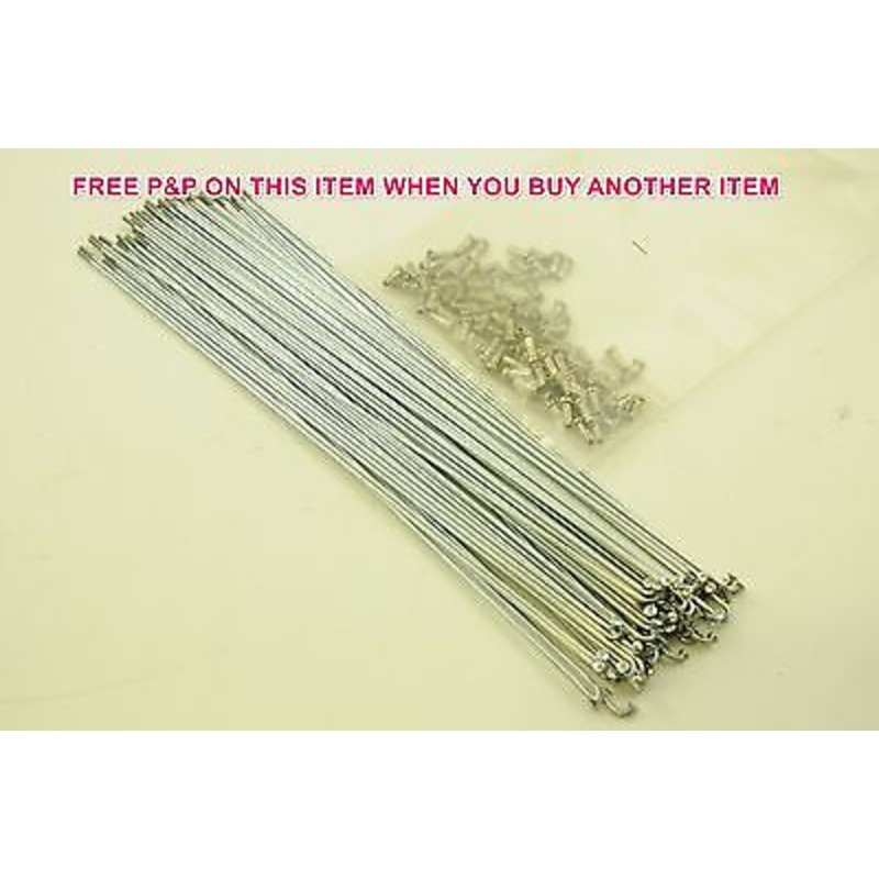 80x 292mm 14 GAUGE SPOKES + NIPPLES MAY SUIT 700c (622) RIM WHEEL TREKKING BIKE