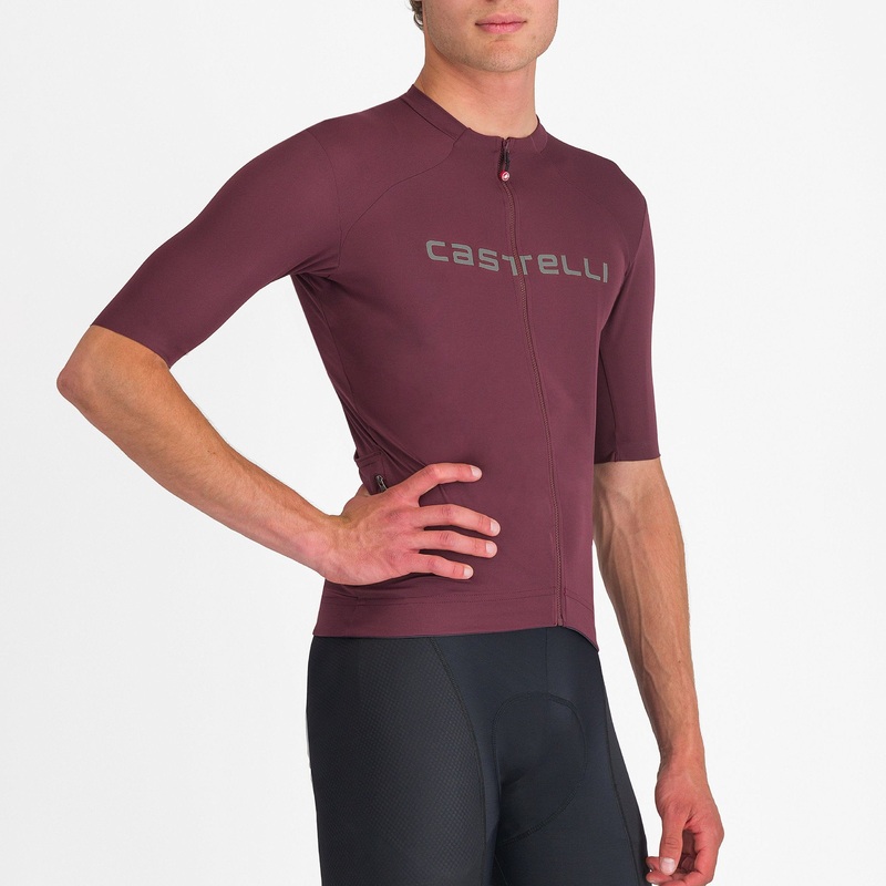 Maglia Castelli Prologo Lite – Bordeaux