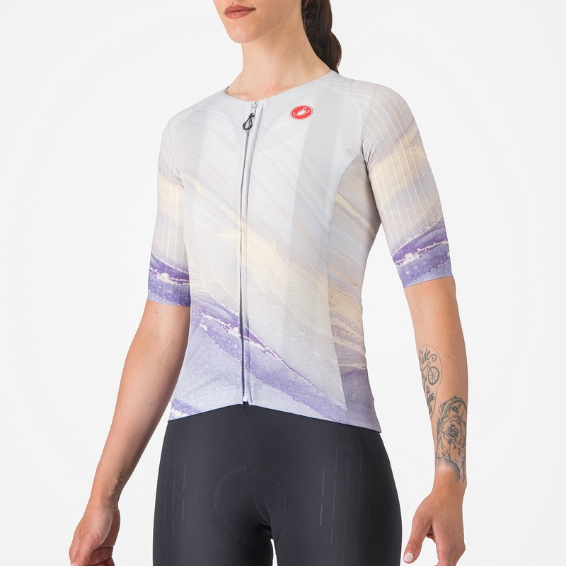 Maglia donna Castelli Aero Pro 8S – Viola