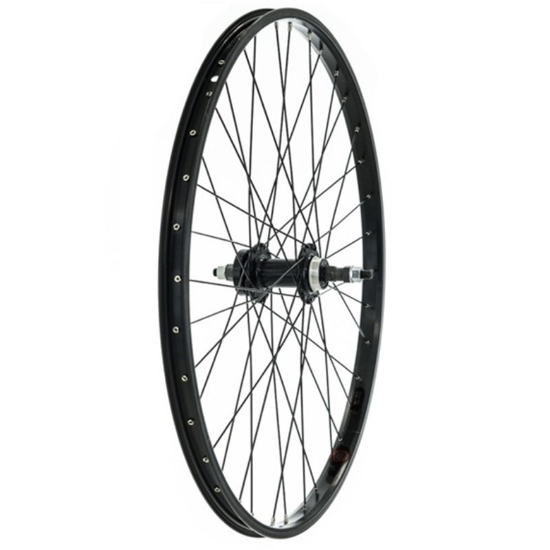 Rear 26 Alloy/Steel Screw-On Wheel Black