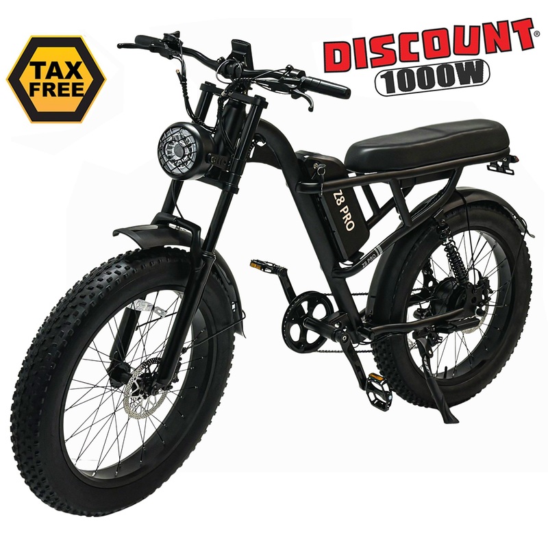 High-Quality 1000W Z8 PRO Electric Bicycle Fatbike for Adults