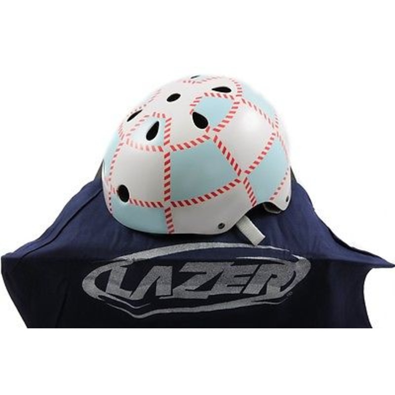 LAZERFINISHURBAN HELMET STUNT SCOOTER,BMX,SKATE,SKATE BOARDING WH-BL,L-XL