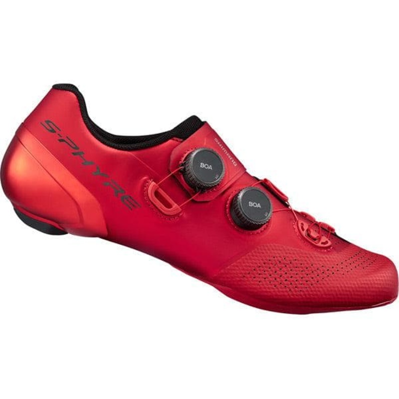 Shimano Clothing S-PHYRE RC9 (RC902) Shoes, Red, Size 47