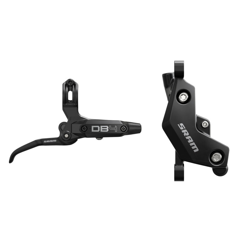 SRAM DB4 Disc Brake Lever – Right Front Rear 2000mm Hose Post Mount 4-Piston Aluminum Lever Diffusion BLK A1