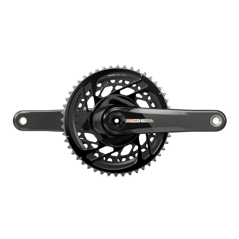 Sram Force D2 Crankset Dub Direct Mount 48/35T (Bb Not Included) 2023: Unicorn Grey With Laser Foil 172.5Mm