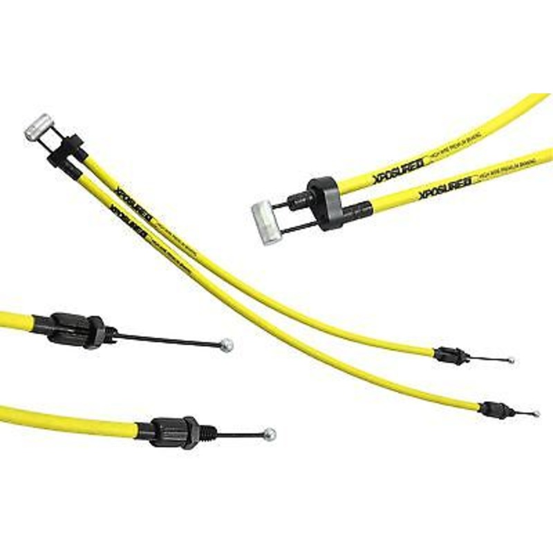 XPOSURE HI WIRE UPPER TWIN GIRO BMX ROTOR BRAKE CABLE 58% OFF RRP YELLOW