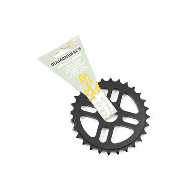 28 TEETH DIAMOND BACK BMX CHAINRING ALLOY SUITS OPC & 3 PC CRANK