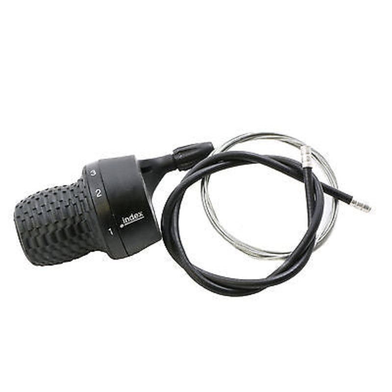 3 SPEED LEFT HAND BIKE TWIST GRIP BICYLE INDEXED SHIFTER TWIST GRIP SHIFT GE488L