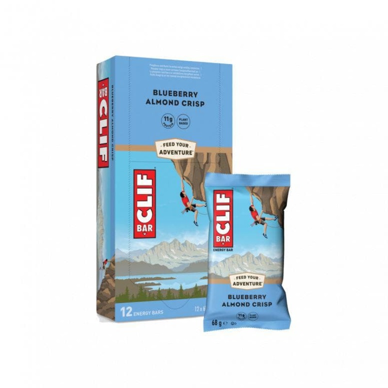 Clif Bar 12Pc 70% Organic|Blueberry Almond Crisp|Chocolate Almond Fudge|Chocolate Chip|Crunchy Peanut Butter|Peanut Butter Banana|White Chocolate Macadamia