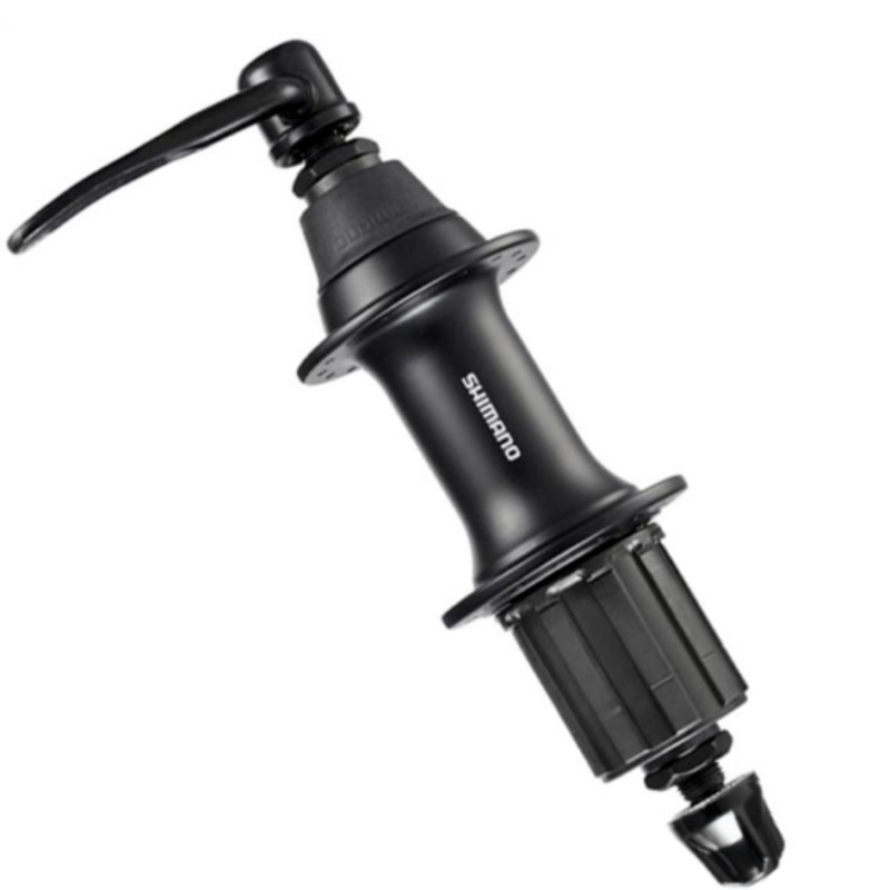 Shimano FH-RM70 36 Hole 135mm OLD 8, 9, 10 Speed Black Rear Quick Release Hub