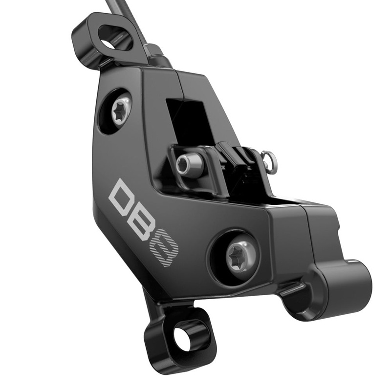 SRAM DB8 Caliper Spare Parts|SRAM Disc Brake Caliper Assembly DB8 – (Assembled, No Hose) Diffusion Black Anodized – Mineral Brake Fluid
