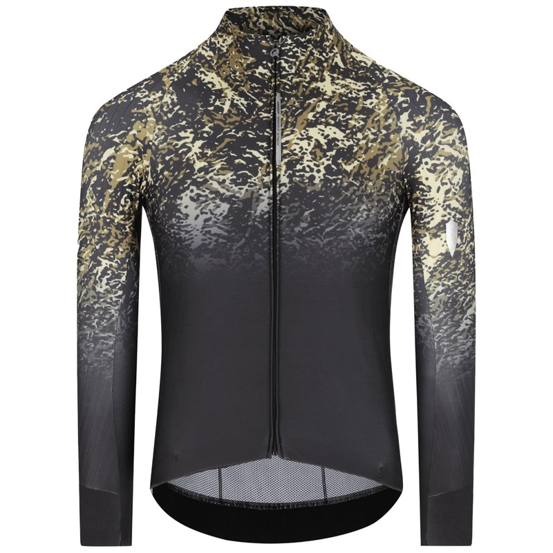 Maglia maniche lunghe Q36.5 Gregarius Hybrid Alpi Camo – Nero