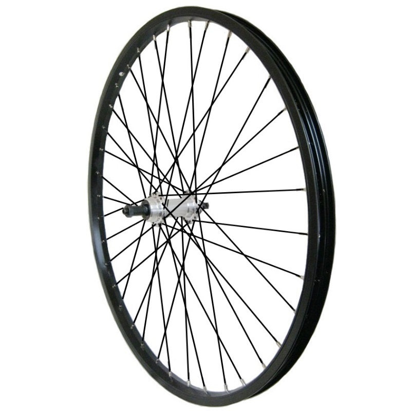 Rear 26 QR Alloy Screw-On Wheel Black