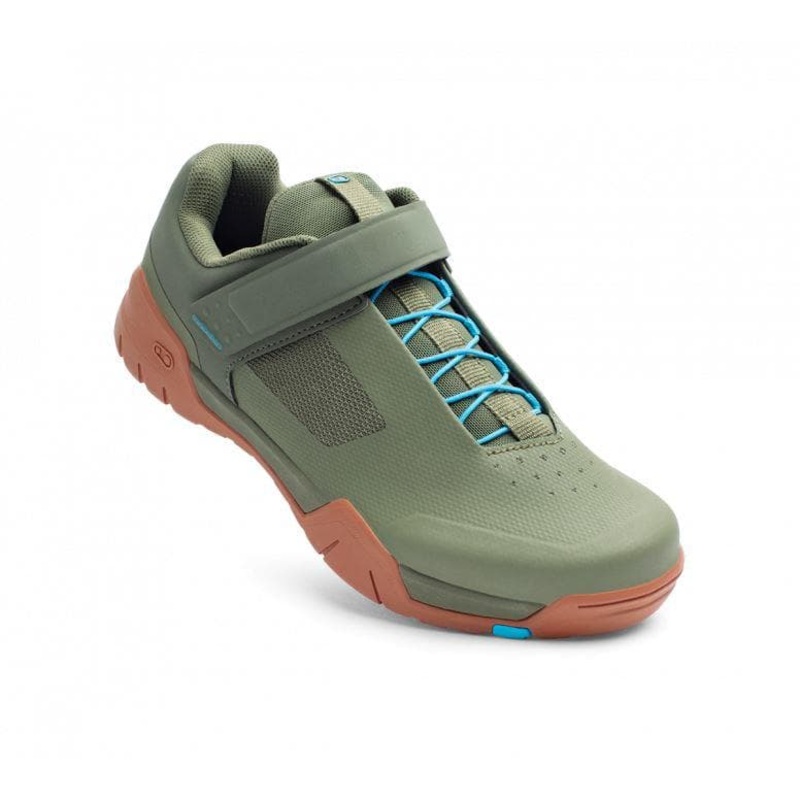 Crankbrothers Mallet E Speedlace – Green/Blue/Gum –