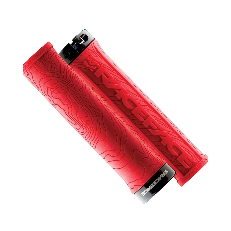 Race Face Half Nelson Lock-On Grips (Red)