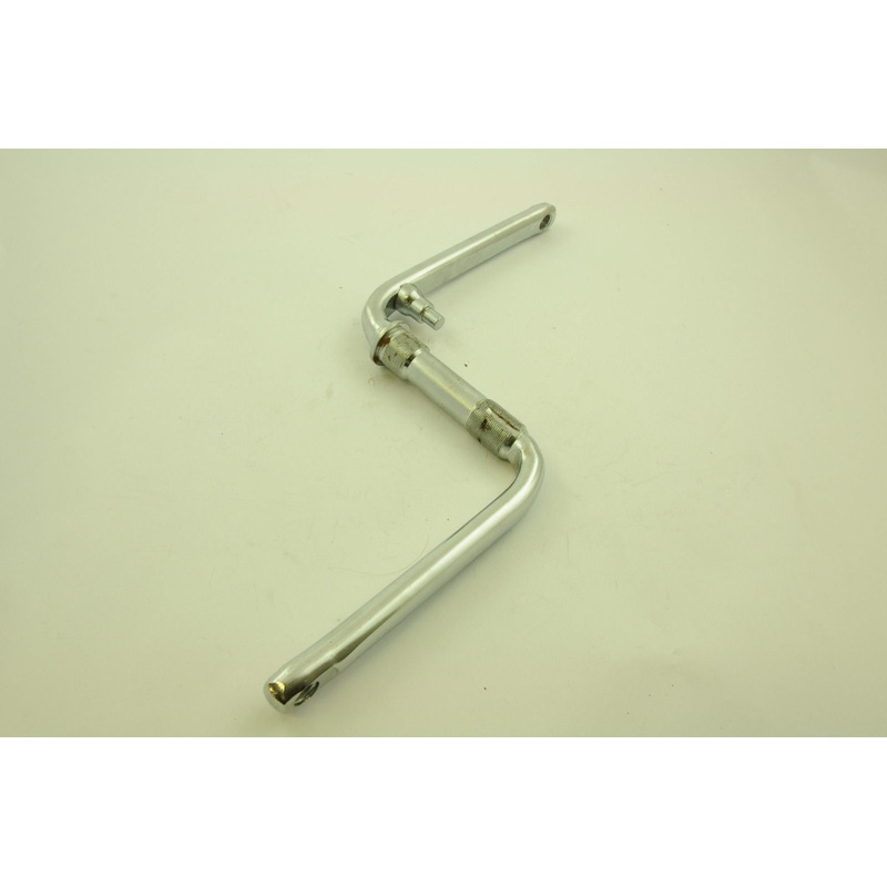 OLD SCHOOL BMX ONE PIECE CRANK 170mm OPC,RALEIGH BURNER, CHROME MADE IN 80s