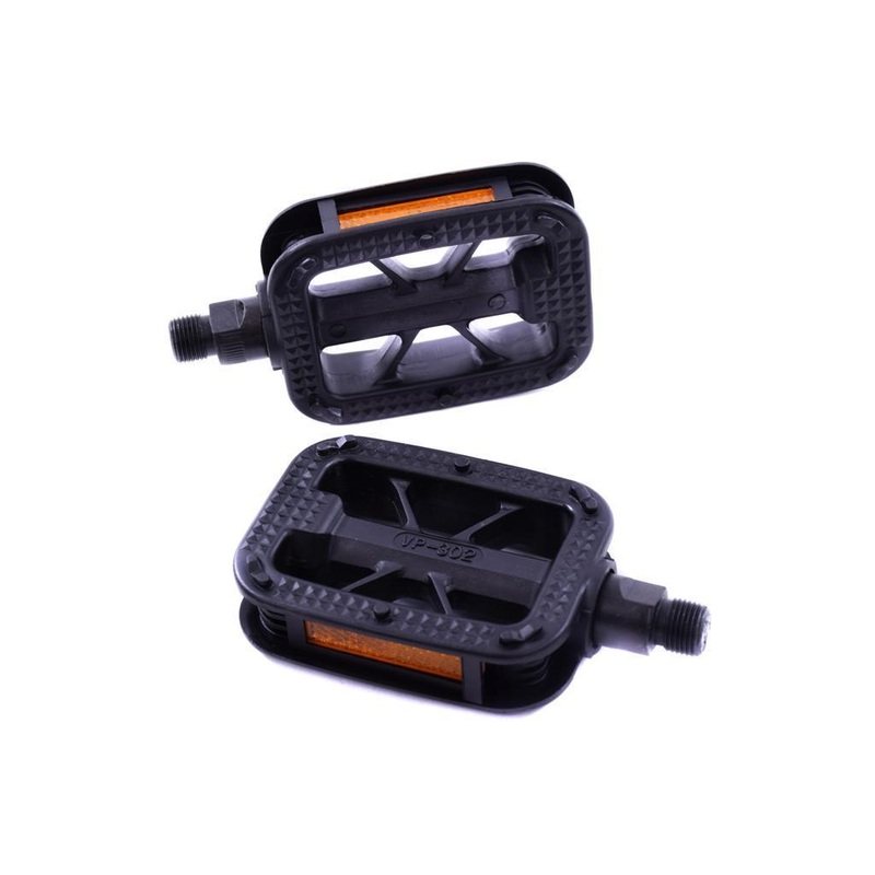 PAIR BIKE PEDALS VP TREKKING URBAN CITY CYCLE REFLECTOR PEDALS VP-302 TOP QUALIT