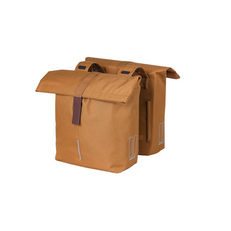 Basil – City Double Bag|BASIL CITY DOUBLE BAG, 28-32L, BLACK|BASIL CITY DOUBLE BAG, 28-32L, GREY MELEE|BASIL CITY DOUBLE BAG, 28-32L, CAMEL BROWN|BASIL DISTANCE HOLDER, BLACK