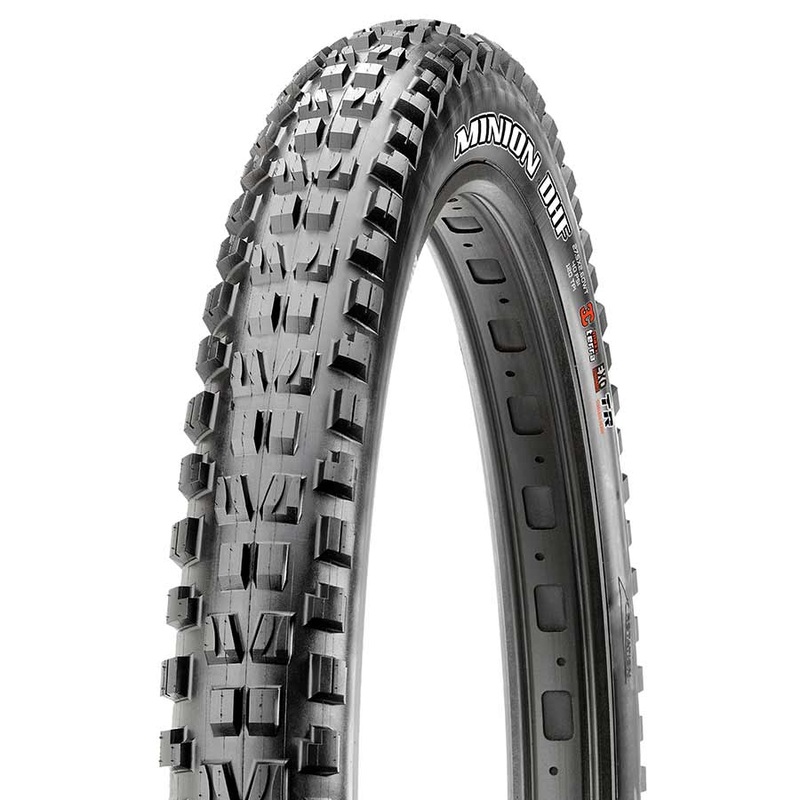 Maxxis Minion DHF Tire – 24 x 2.4 Clincher Folding Black Dual