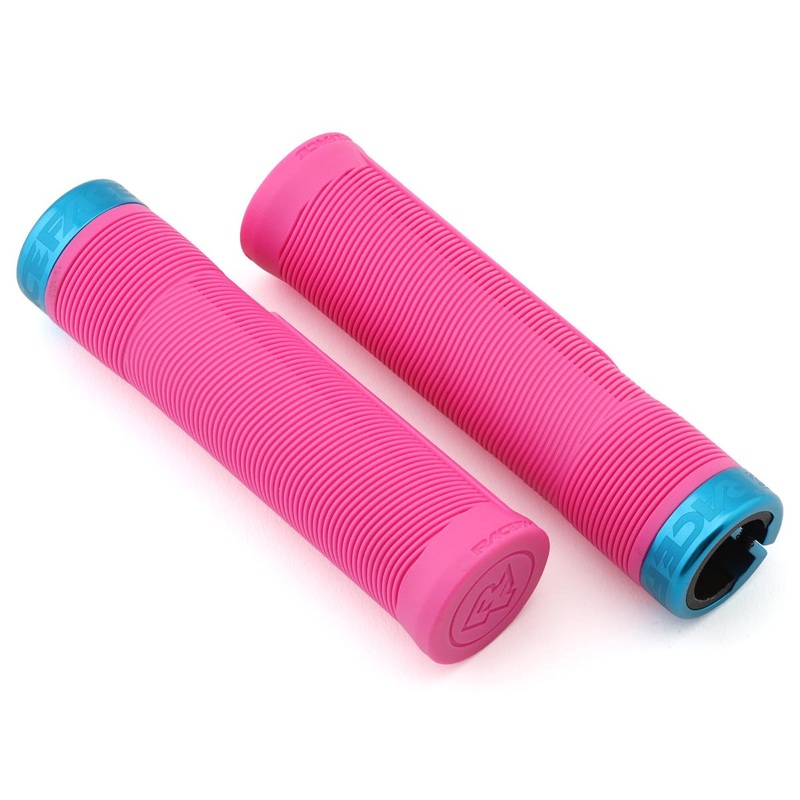 Race Face Chester Lock-On Grips (Magenta/Turquoise) (34mm)